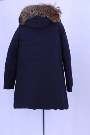 Manteau Moncler Bleu en Synthétique