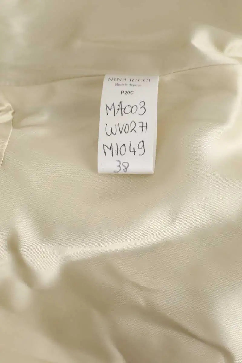 Manteau Nina Ricci Jaune en Laine