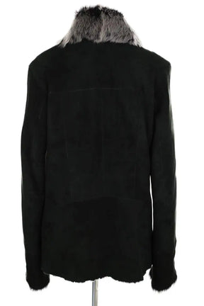 Manteau Other Brand Evian Noir en Daim