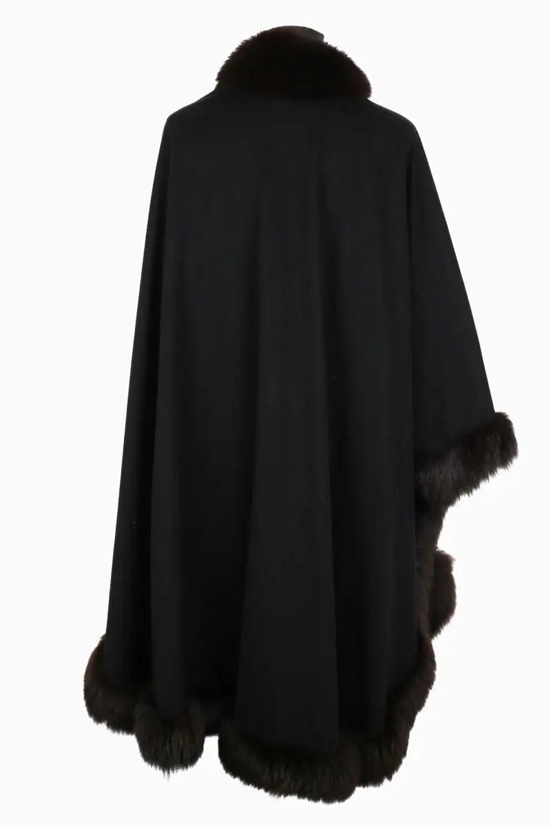 Manteau Other Brand Noir en Fourrure