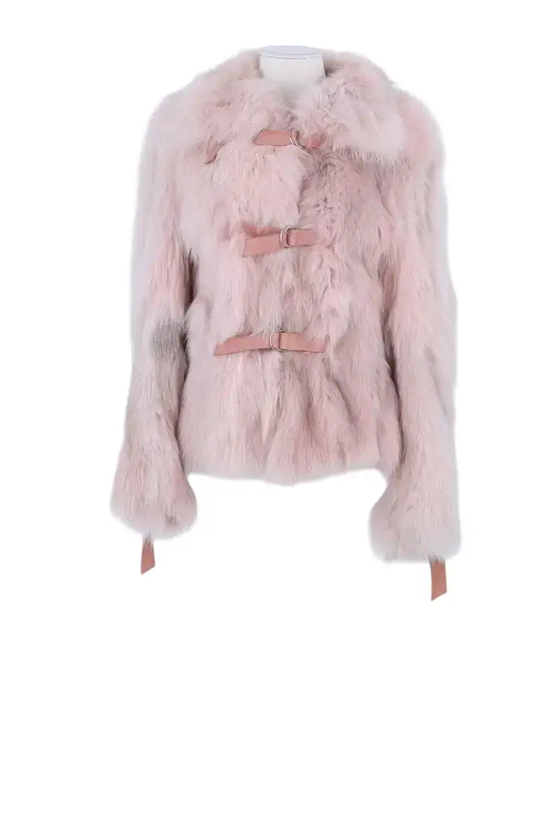 Manteau Other Brand Rose en Fausse fourrure, taille S - Seconde Main