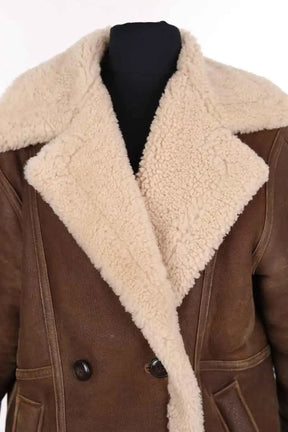 Manteau Pablo Marron en Laine