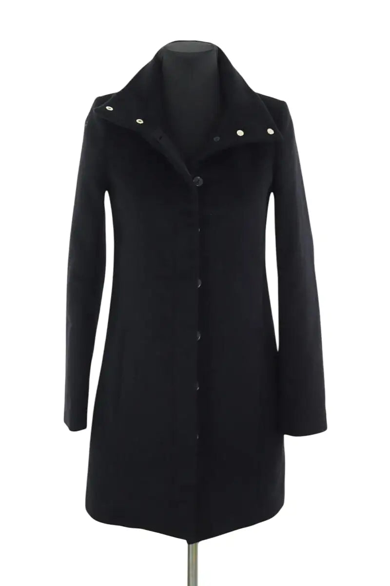 Manteau Patrizia Pepe Noir en Laine, taille XS - Seconde Main