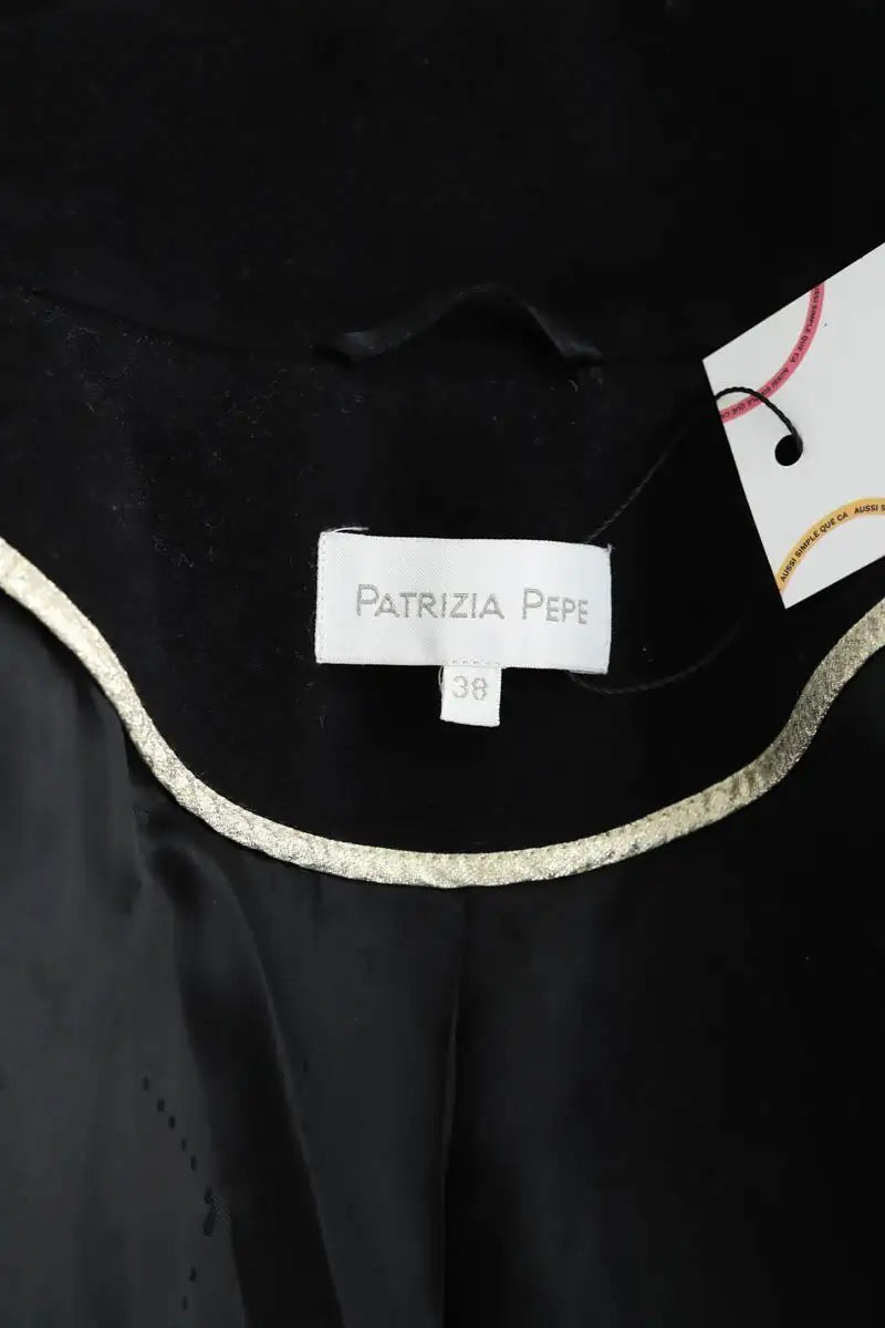 Manteau Patrizia Pepe Noir en Laine