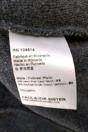 Manteau Paul & Joe Gris en Laine