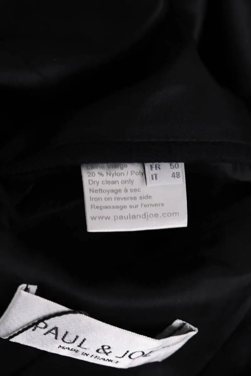 Manteau Paul & Joe Noir en Laine