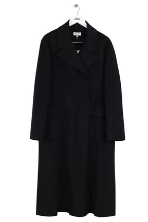 Manteau Paul & Joe Noir en Laine, taille XL - Seconde Main