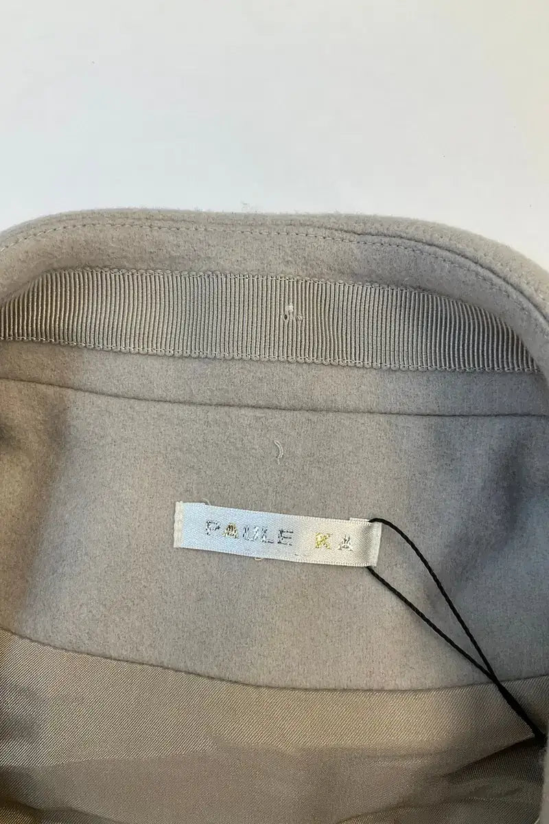 Manteau Paule Ka Beige en Laine