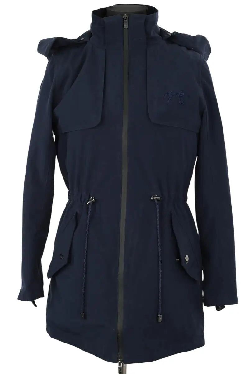 Manteau Pénélope Leprevost Other Brand Marine en Polyester, taille S - Seconde Main