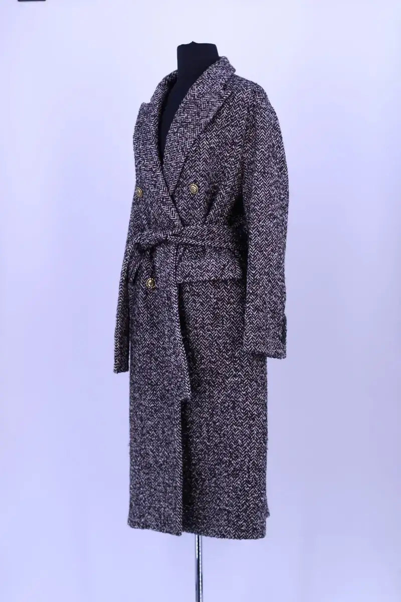 Manteau Pinko Anthracite en Laine