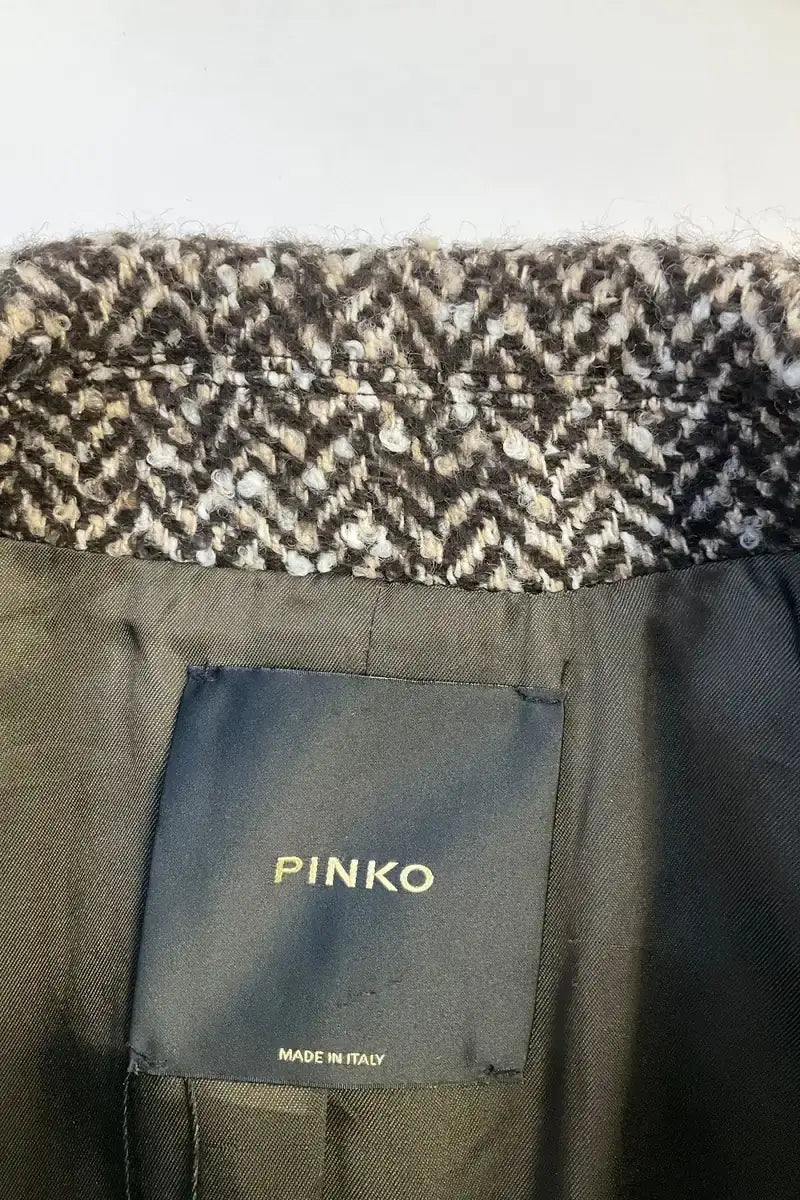 Manteau Pinko Anthracite en Laine