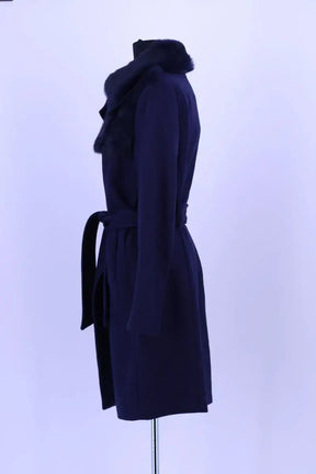 Manteau Pinko Bleu en Laine