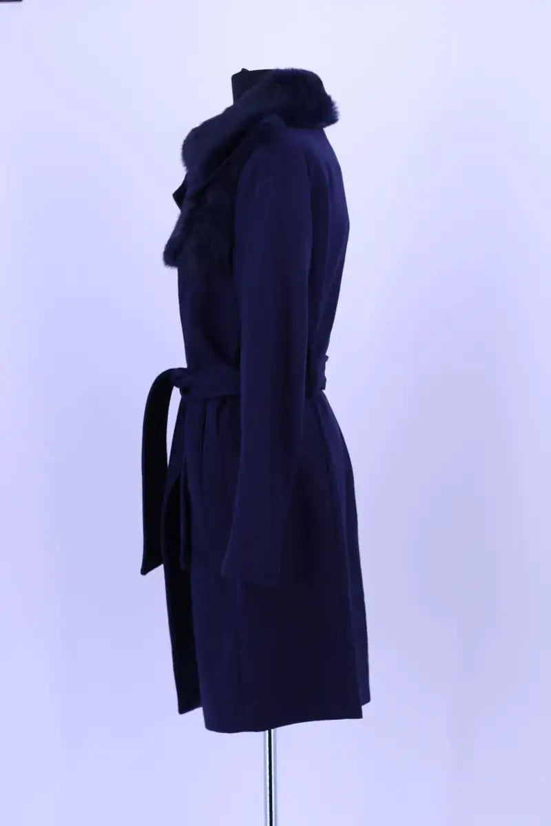 Manteau Pinko Bleu en Laine