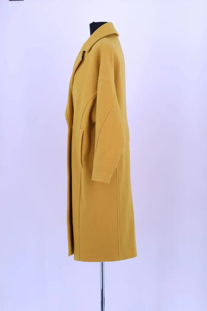 Manteau Pinko Jaune en Laine