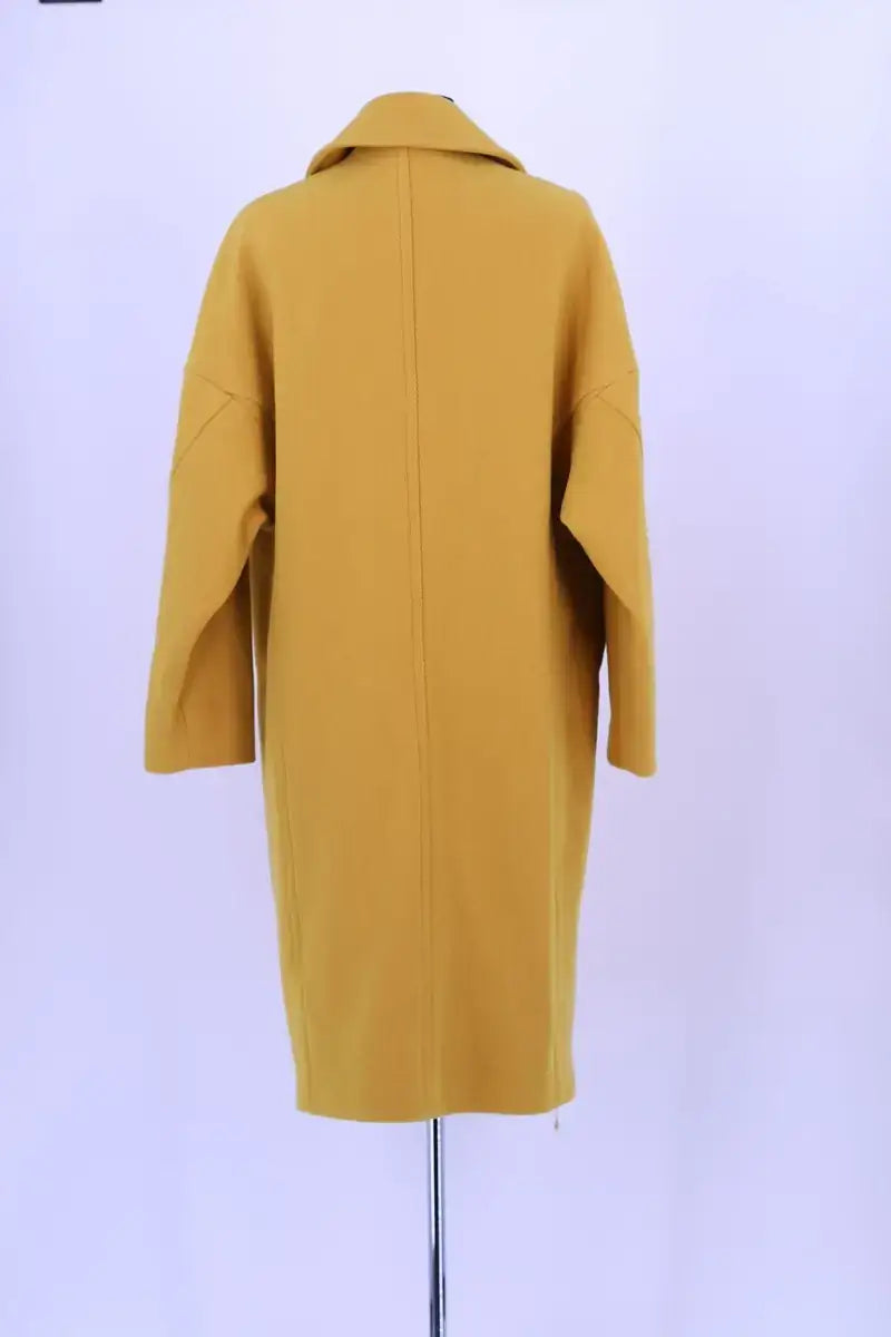 Manteau Pinko Jaune en Laine