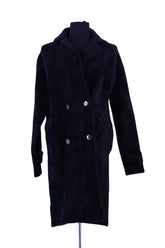 Manteau Pinko Noir en Synthétique, taille XS - Seconde Main