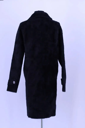 Manteau Pinko Noir en Synthétique