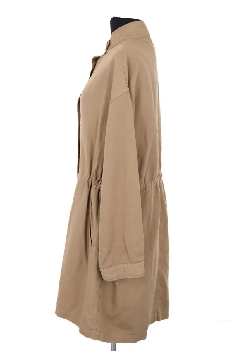 Manteau Pomandère Marron en Coton