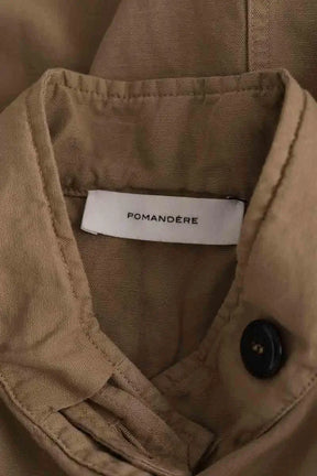 Manteau Pomandère Marron en Coton
