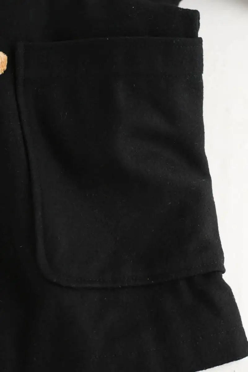 Manteau Ralph Lauren Noir en Laine