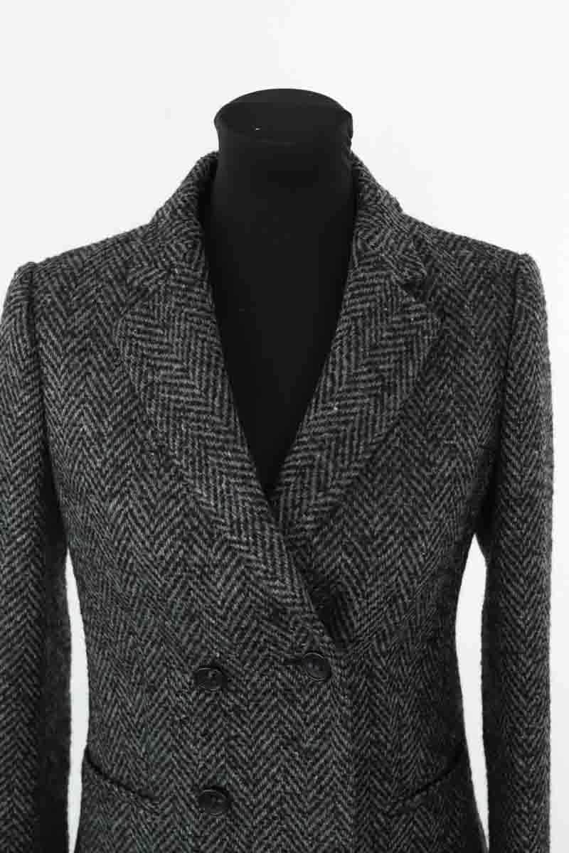 Manteau Red Valentino Gris en Synthétique