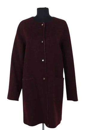 Manteau réversible  Gerard Darel Bordeaux en Laine, taille M - Seconde Main