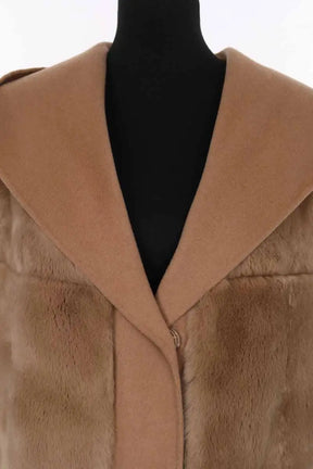Manteau Rizal Camel en Cachemire