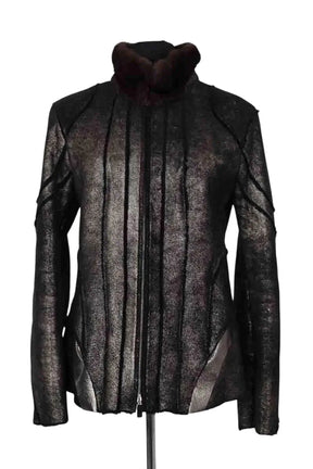 Manteau Roberto Cavalli Noir en Laine, taille L - Seconde Main