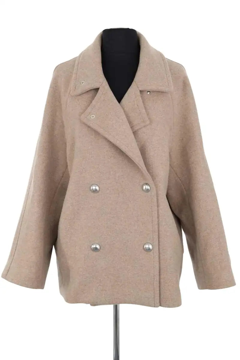 Manteau Roseanna Camel en Laine, taille S - Seconde Main