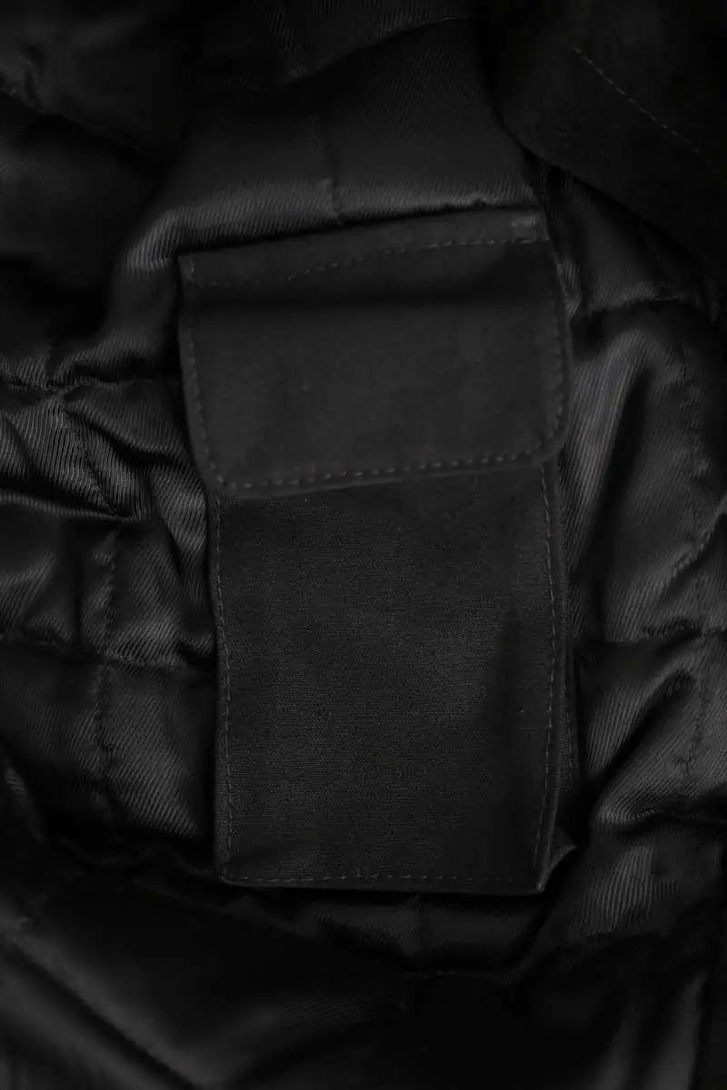 Manteau Saint Laurent Noir en Cuir