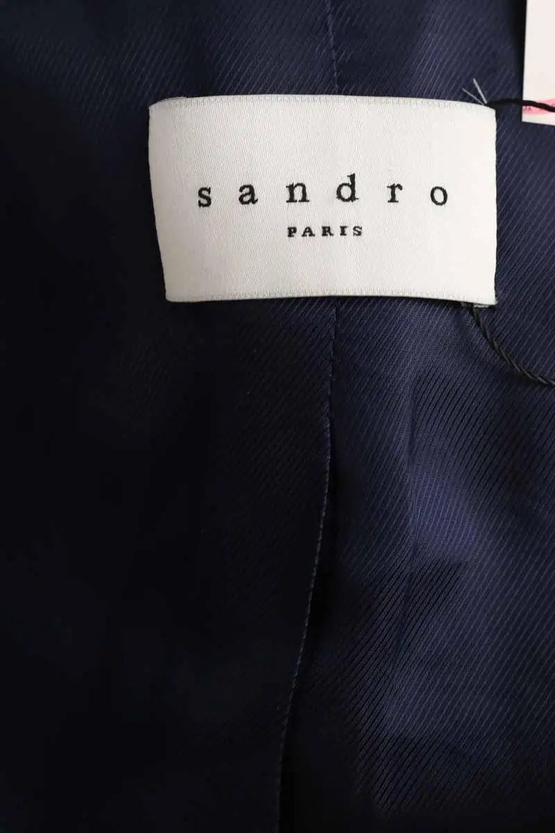 Manteau Sandro Bleu en Laine