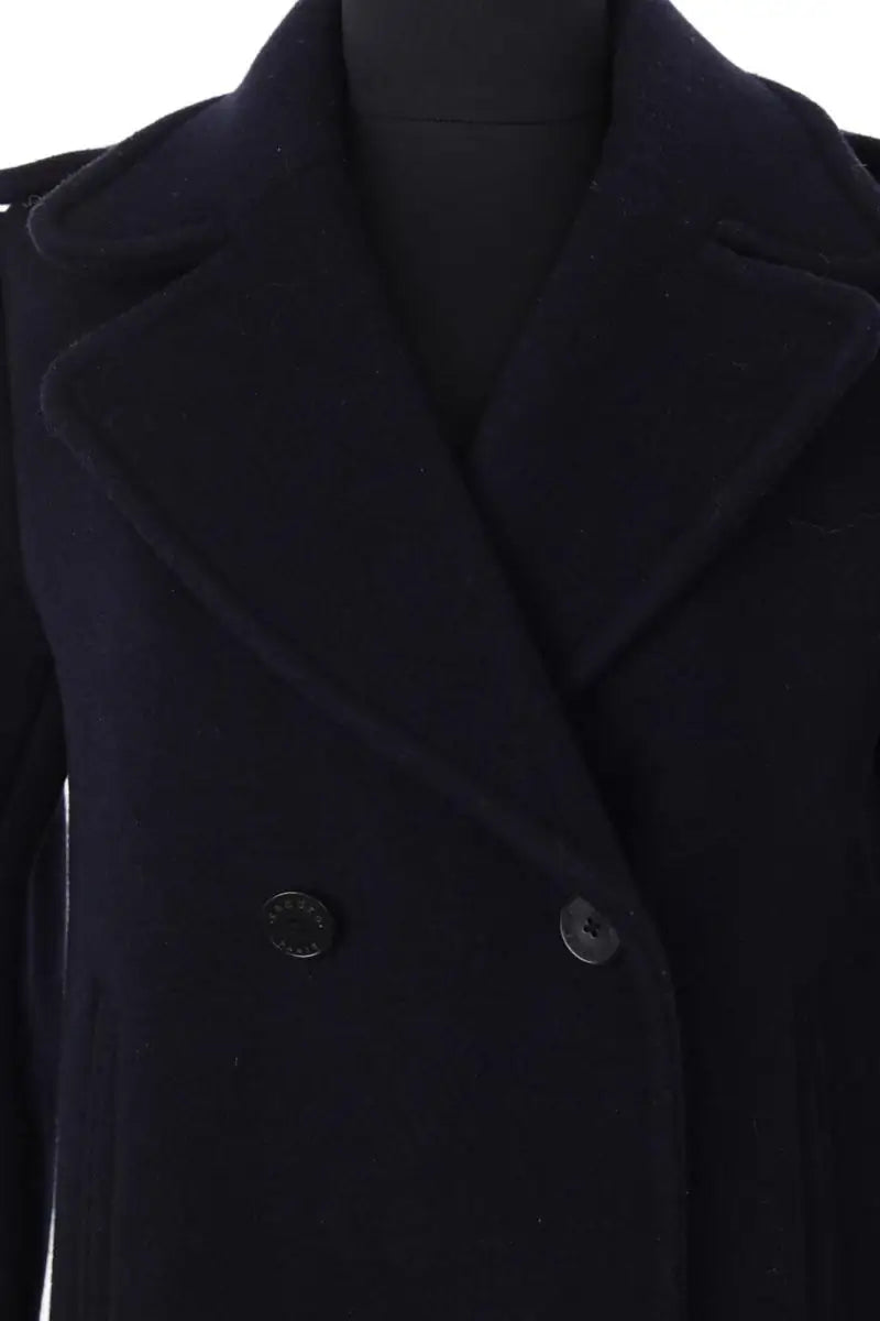 Manteau Sandro Marine en Laine