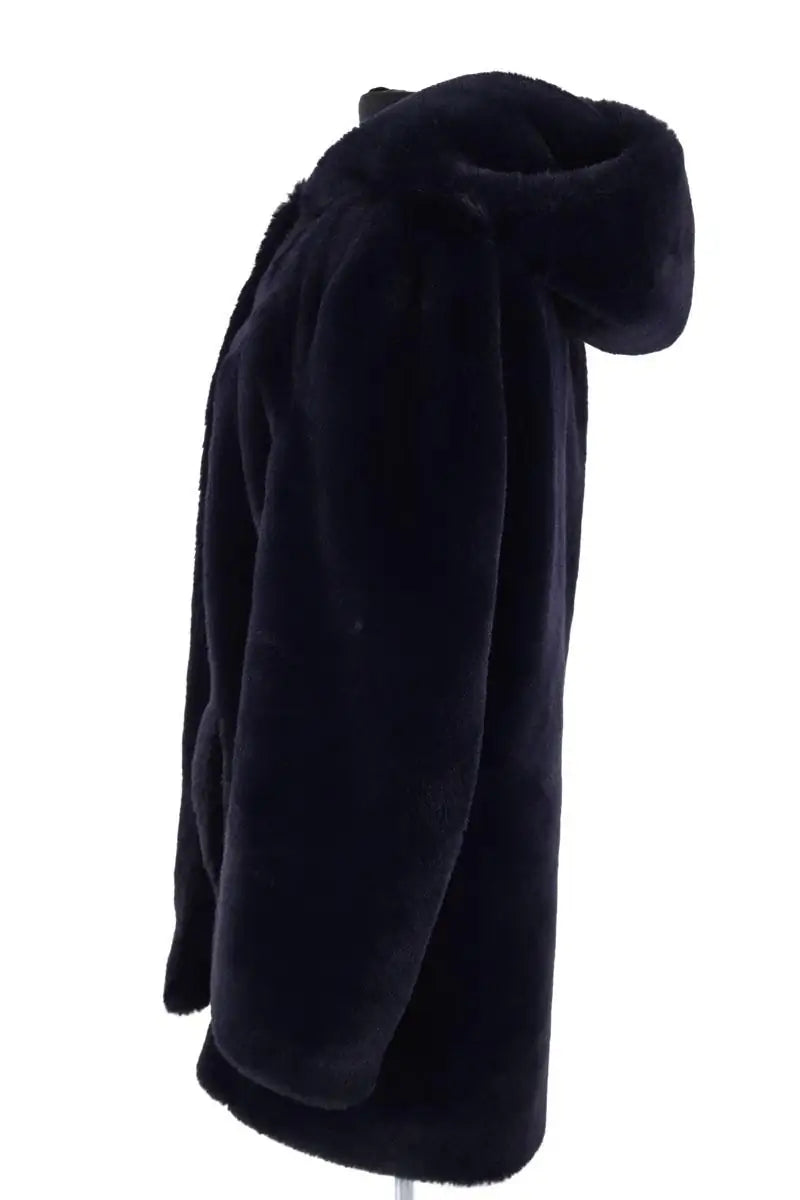 Manteau Sandro Marine en Synthétique