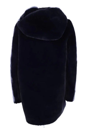 Manteau Sandro Marine en Synthétique