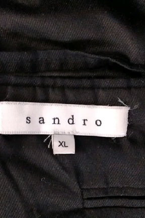 Manteau Sandro Noir en Laine