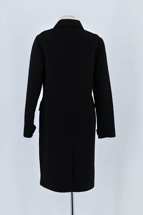 Manteau Sandro Noir en Laine