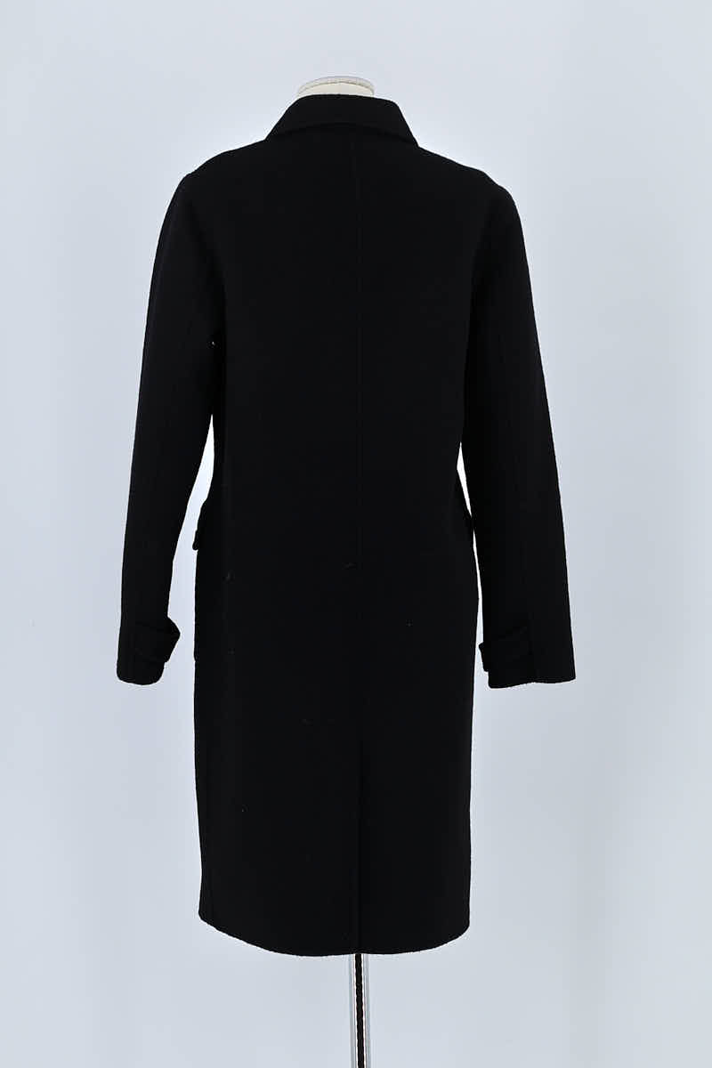 Manteau Sandro Noir en Laine