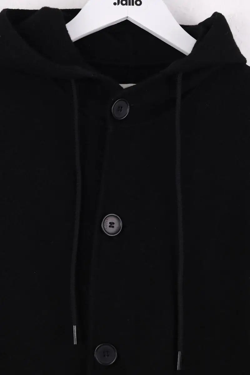 Manteau Sandro Noir en Laine
