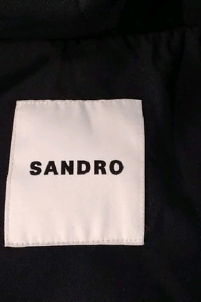 Manteau Sandro Noir en Polyamide