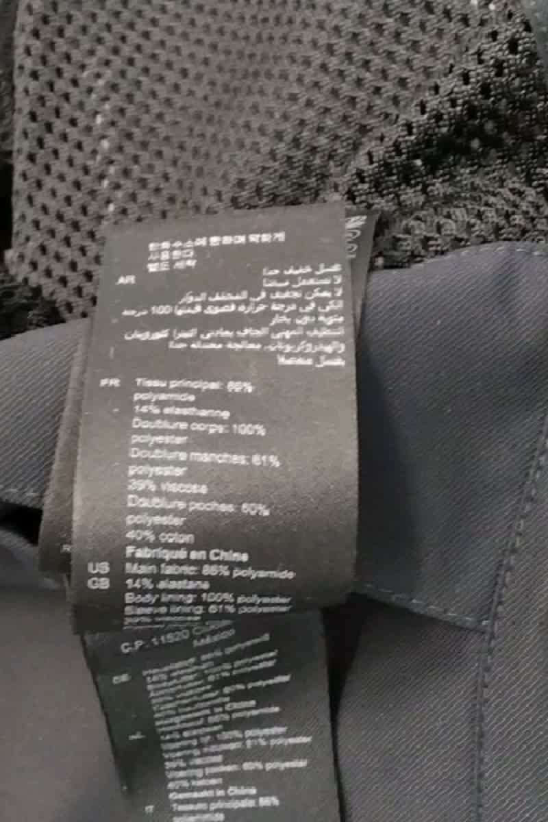 Manteau Sandro Noir en Polyamide