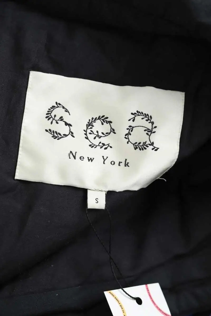 Manteau Sea Noir en Coton