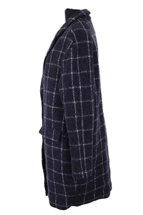Manteau Sessun Bleu en Laine
