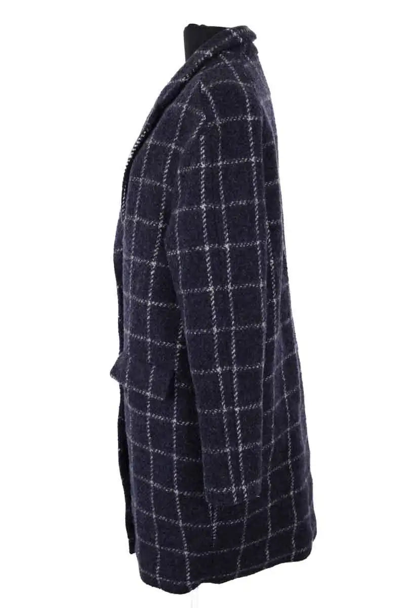 Manteau Sessun Bleu en Laine