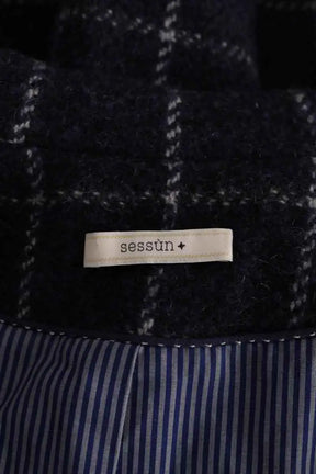 Manteau Sessun Bleu en Laine