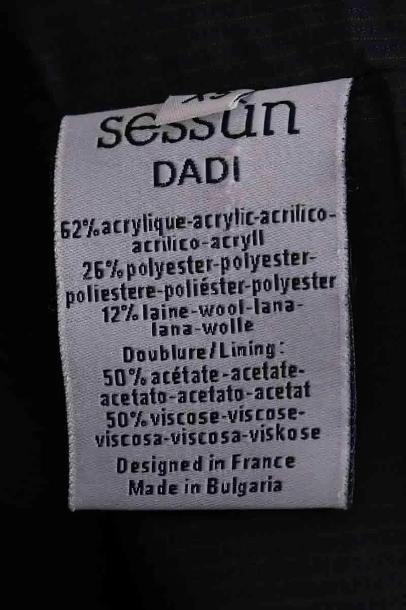 Manteau Sessun Gris en Synthétique