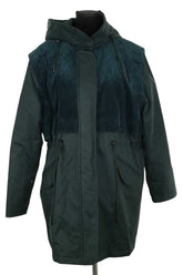 Manteau Sessun Vert en Coton, taille S - Seconde Main