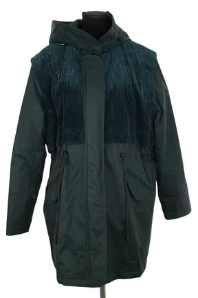 Manteau Sessun Vert en Coton, taille S - Seconde Main