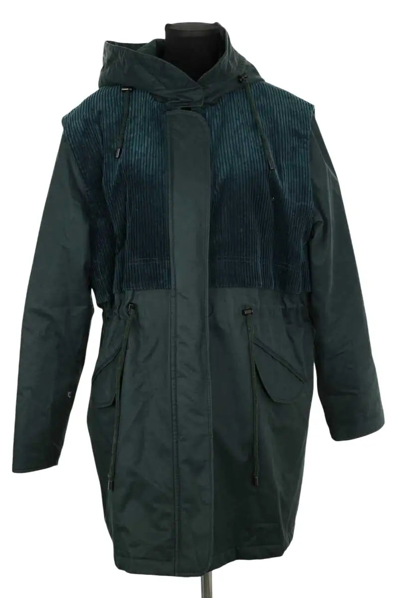 Manteau Sessun Vert en Coton, taille S - Seconde Main