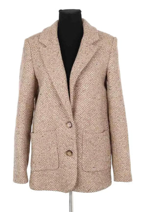 Manteau Sézane Beige en Laine, taille S - Seconde Main