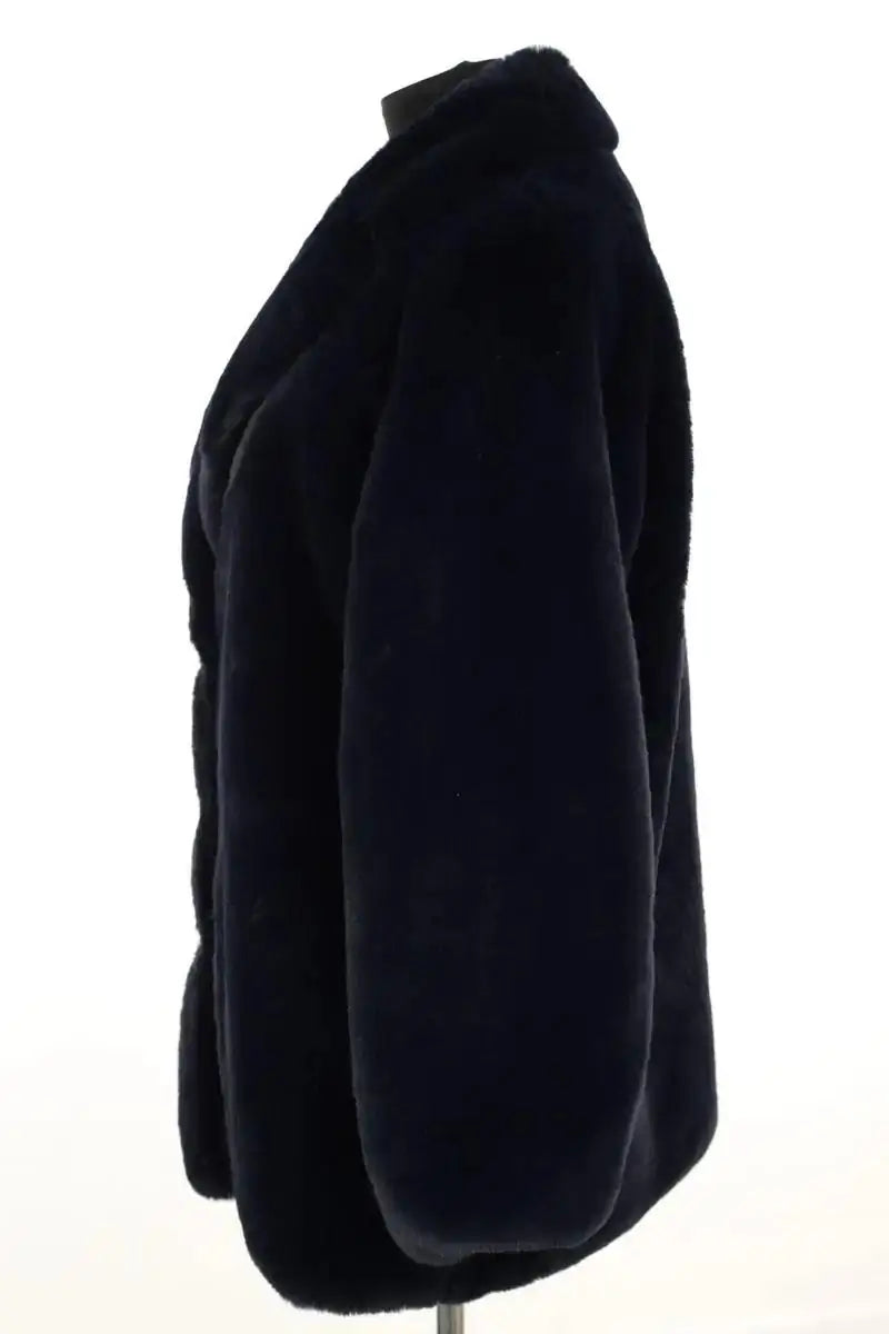 Manteau Sézane Bleu en Polyester